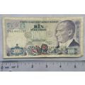 1970 Turkish 1000 lira note
