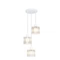 LWYTJO 3-Light Shine White Modern Classic Style...