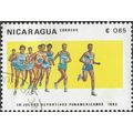 NICARAGUA, SPORT, Track Race, yellow 1983, $0.65