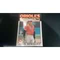 1986 Topps Traded Card # 008T Juan Beniquez Exc...