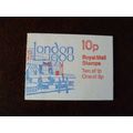 GB 1980 10p Folded Stamp Booklet FA11 London In...
