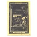 Aldous Huxley Book Plate By Bruno Brumanti Ex L...