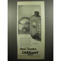 1932 Cheramy April Showers Perfume Ad - The per...