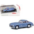 Mercedes Benz 300 SL Blue with Red Interior 1/6...