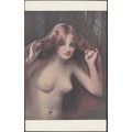 Tadé Styka - Nymphe aux Écoutes, c.1910s - Lapi...