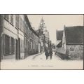 Rue de l'Hôpital, Moreuil, c.1910 - Caron CPA