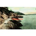 Aberdovey, The Rocks, Wales, Wrench Postcard, 1910