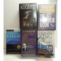 Lot of 5 Audio Books on cassette tapes Novels N...