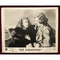 OLD ACQUAINTANCE (1943) UK FOH / Lobby card ***...
