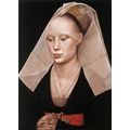 Weyden_Portrait_of_a_Lady_c1455 Poster Canvas M...