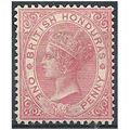 Br Honduras 1884 SG18 1d Rose Fine Mounted Mint.