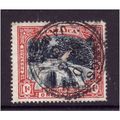 JAMAICA 1900 1d LLANDOVER FALLS SLATE BLACK AND...