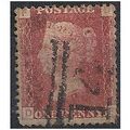 1858 SG43 1d Red Plate 129 Good/Fine Used Check...