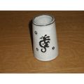 Vintage Seahorse Design Art Pottery Bud Vase - ...