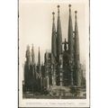 Vintage Spain Postcard - Barcelona - 9 - Templo...