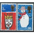 1966 Christmas Set SG713-714 Unmounted Mint..