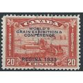 Canada 1933 SG330 20c Red Grain Conference Fine...