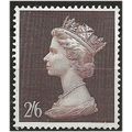1969 SG787 2/6d Black Brown Machin Hgh Value Un...