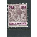 malta stamps george v sg80a sg 80a hm multiple ...