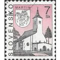 SLOVAKIA, Martin, lilac 1997, Sk7