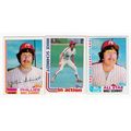 Three 1982 Topps Mike Schmidt baseball cards #1...