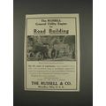 1910 Russell General Utility Engine Ad - Road B...