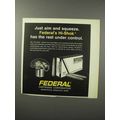 1970 Federal Hi-Shok Cartridge Ad - Aim and Squ...
