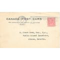 Canada #P33f Postal Card USED 1921 Admiral HOA ...