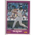 1988 Score Don Mattingly baseball card #1 – HOF