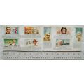 Complete set 50 Brooke Bond Famous People in album