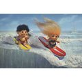 The Trolls Go Surf Riding Surfing 1960s Toy Dol...