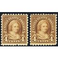 585, Mint NH 4¢ Perf 10 TWO STAMPS CV $75 * Stu...