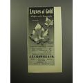 1957 J.E. Caldwell Jewelry Advertisement - Leav...