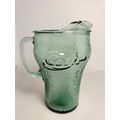 VTG Coca-Cola 64 oz Glass Pitcher USA Mid-Centu...
