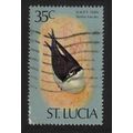 St. Lucia Sooty tern Bird 35c T2 1976 Canc SG#425
