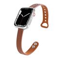 Leather Replacement Strap Watchband For Apple W...