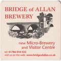 BEER MAT - BRIDGE OF ALLAN BREWERY - VISITOR CE...