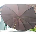 Vintage Growy brass handled umbrella brown