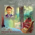 CENTRAL AFRICA 2014 SHEET MNH PIERRE BONNARD AR...