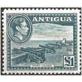 Antigua 1948 SG109 £1 Black-Green Unmounted Min...