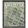 St Helena 1897 SG46 1/2d Green Perf 14 Wmk Crow...