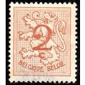 Belgium 1960 Heraldic Lion 2F Used Stamp. Numeral