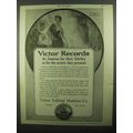 1920 Victor Records Ad - As Famous for Their Fi...
