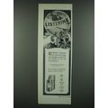 1919 Listerine Antiseptic Ad - Readily Obtainable