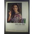 1980 Max Cigarettes Ad - Today
