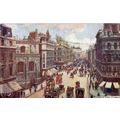 G Smith Postcard Queen Victoria St looking East...