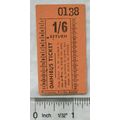 Vintage: 1/6 return omnibus ticket, Williamson,...