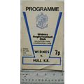 1975 programme Widnes v. Hull Kingston Rovers