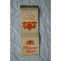Old Matchbook cover Miramar Hotel, Santa Monica...