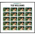 Ted Williams Red Sox Baseball Player Sheet of 2...